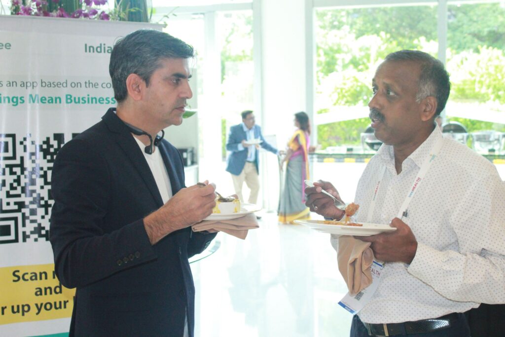 Satyendra Verma and Prof. S. Venkat at InnoHEALTH 2019 Satyendra Verma and Prof. S. Venkat at InnoHEALTH 2019