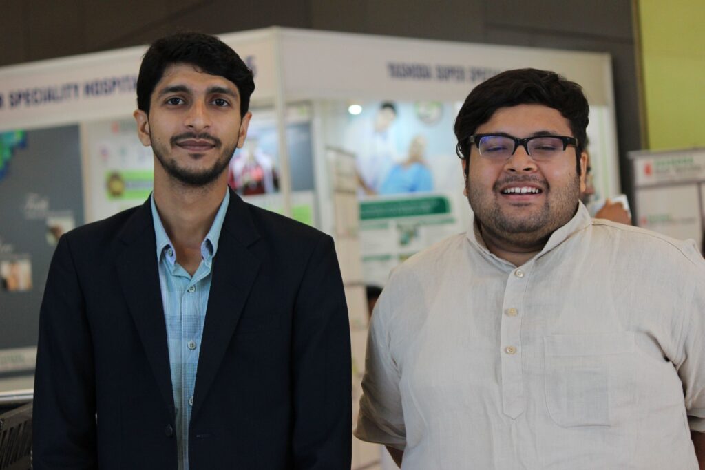 Shivank Khandelwal and Ritesh Aggarwal at InnoHEALTH 2019 Shivank Khandelwal and Ritesh Aggarwal at InnoHEALTH 2019