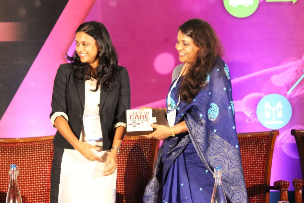 Shriya Sethi & Dr. Debleena Bhattacharya at Session 4 InnoHEALTH 2019 Shriya Sethi & Dr. Debleena Bhattacharya at Session 4 InnoHEALTH 2019