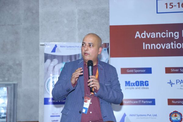 15. Sachin Gaur from InnovatioCuris speaking at the Large Language Models in Healthcare Delivery panel at InnoHEALTH 2024-2 15. Sachin Gaur from InnovatioCuris speaking at the Large Language Models in Healthcare Delivery panel at InnoHEALTH 2024-2
