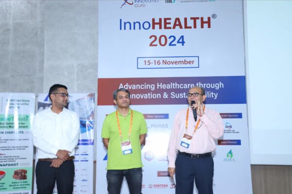 Young Innovator_s Award jury members announcing results for the award Young Innovator_s Award jury members announcing results for the award