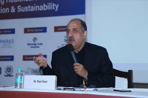 4. Dr. Ravi Gaur from DRG Labs speaking at the BRIDGING THE GAP session at InnoHEALTH 2024 4. Dr. Ravi Gaur from DRG Labs speaking at the BRIDGING THE GAP session at InnoHEALTH 2024