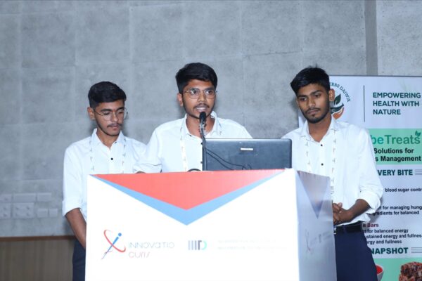 Rishabh Ranjan Jha and team from NIT Raipur presenting at the Young Innovator_s Award session at InnoHEALTH 2024-2 Rishabh Ranjan Jha and team from NIT Raipur presenting at the Young Innovator_s Award session at InnoHEALTH 2024-2