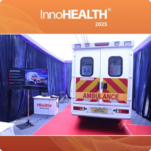Display of ISUZU Ambulance