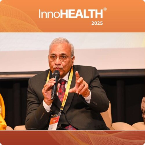 Dr. Girdhar J Gyani speaking during the Inaugural Session – The Resilient Health Future