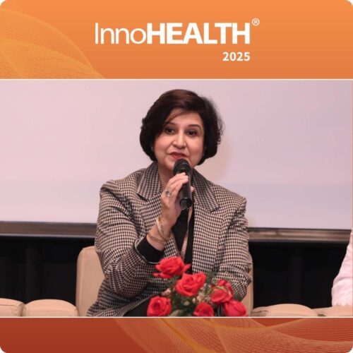 Dr. Namita Jaggi putting her point during the panel discussion on Next-Gen Diagnostics & Predictive Health