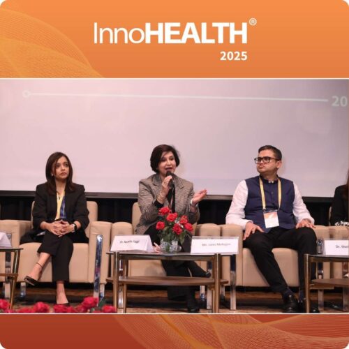 Dr. Namita Jaggi speaking during the panel discussion on Next-Gen Diagnostics & Predictive Health