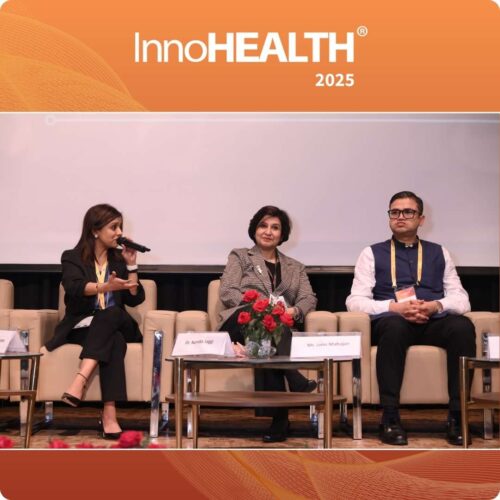 Dr. Sonia Lal Gupta speaking during the panel discussion on Next-Gen Diagnostics & Predictive Health