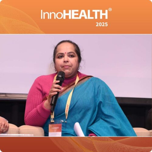 Lt. Col. Sandhya V Nair speaking during the Challenge to Change_ Reframing Clinical Realities in Nursing session