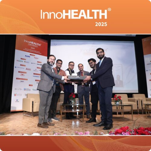 Mr. Inderpreet Singh & Team from Rasyn Technologies Private Limited getting felicitated by juries