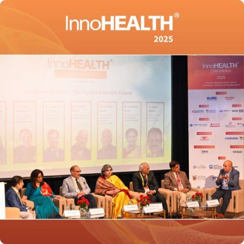Mr. Sachin Gaur putting his point during the Inaugural Session – The Resilient Health Future