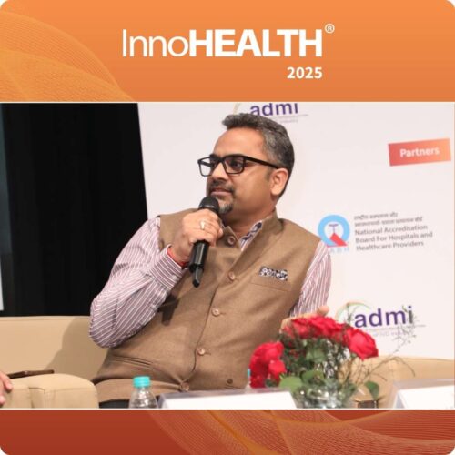 Mr. Vishal Gupta speaking during Future-Ready Hospitals_ Blueprint for 2030