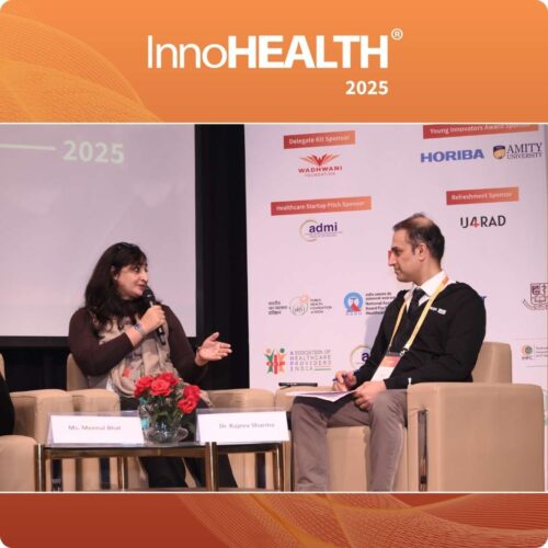 Ms. Meenal Bhat speaking during the panel discussion on Pharma Future_ Speed, Safety & Scalability