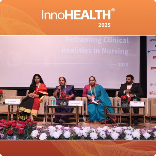 Prof. Dr. Raminder Kalra moderating Challenge to Change_ Reframing Clinical Realities in Nursing session