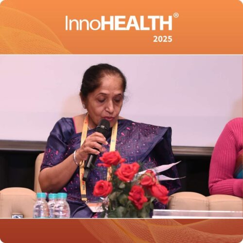 Prof. Dr. Raminder Kalra speaking during the Challenge to Change_ Reframing Clinical Realities in Nursing session