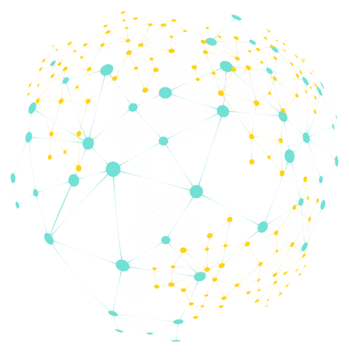 Globe network graphic representing global connected healthcare