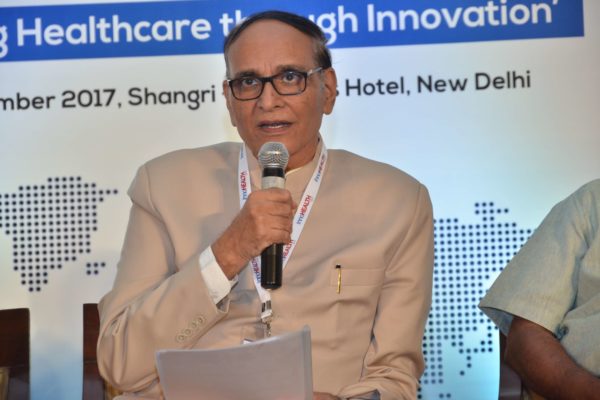 Dr V K Singh providing his views in session 4 at InnoHEALTH 2017