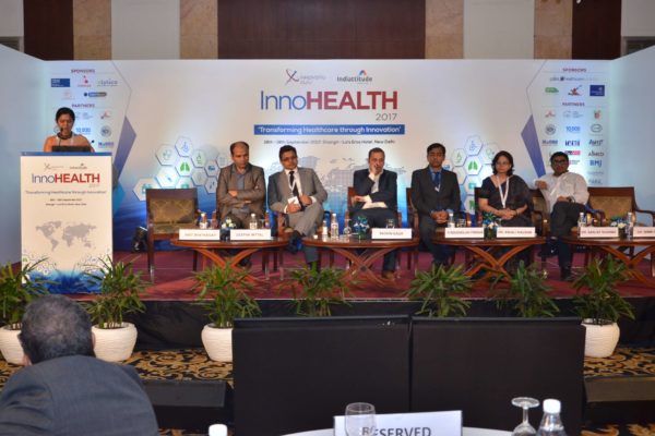 Session on Challenges & Redefining Healthcare Landscape in progress at InnoHEALTH 2017