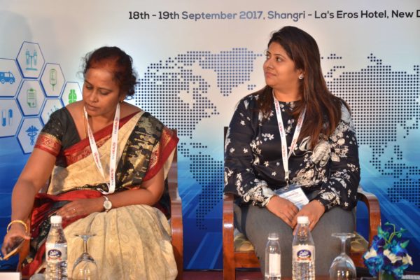 Sharda Balaji and Prardhana Gandhi - Experts of session 9 at InnoHEALTH 2017