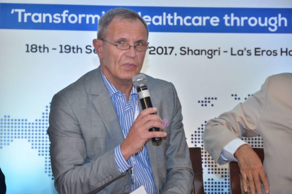 Dr Jaanus Pikani sharing his views on Public Health and Biotech at InnoHEALTH 2017