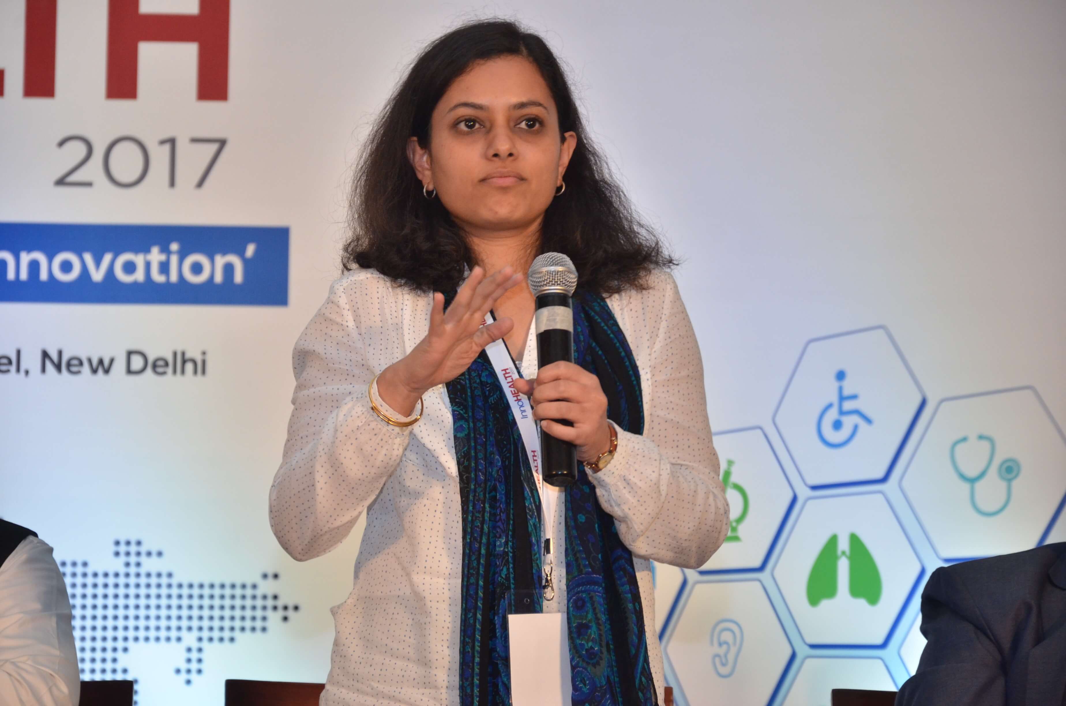 Dr Anjana Batni sharing her views on Session 6 Innovations in the Pharma sector at InnoHEALTH 2017