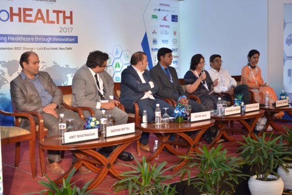 Session on Challenges & Redefining Healthcare Landscape in progress at InnoHEALTH 2017