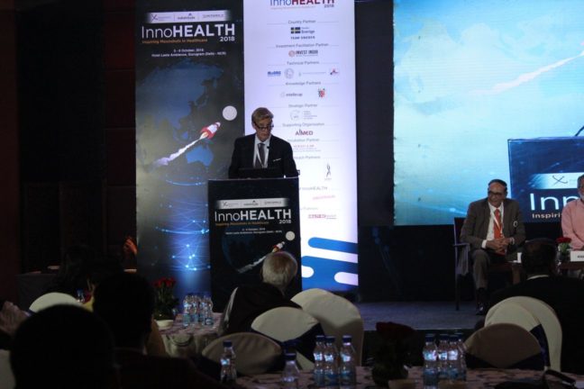 12. H.E Klas Molin, Guest of honor at InnoHEALTH 2018 shares his views in the inaugural session