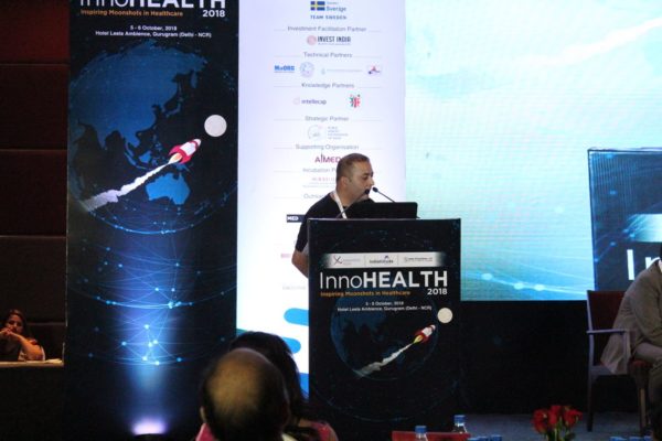 17. Sachin Gaur, delivers vote of thanks at the inaugural session of InnoHEALTH 2018