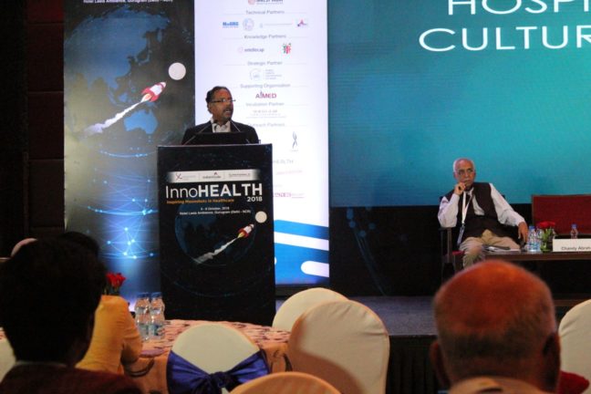 3. Chandy Abraham from ITC Limited speaks at InnoHEALTH 2018 session for Innovations in hospitals