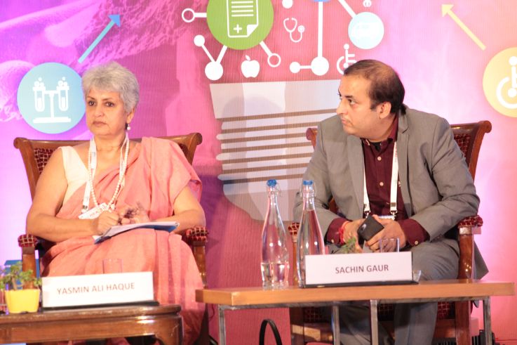 Dr Yasmin Ali Haque & Sachin Gaur at Inaugural session InnoHEALTH2019