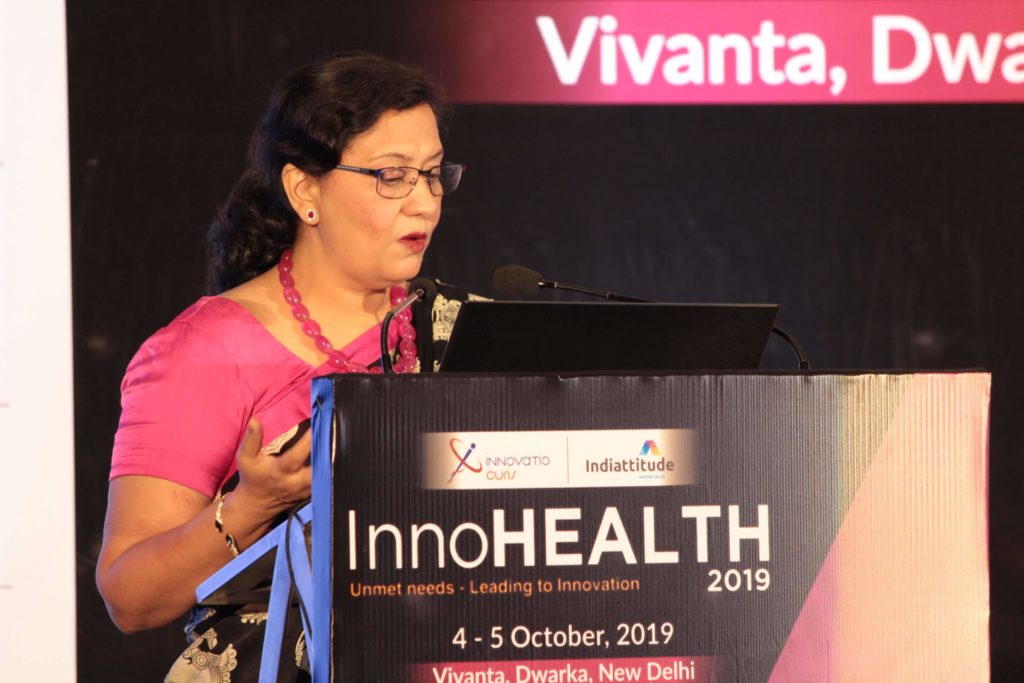 Dr. Sonal Saxena, at Session 3 InnoHEALTH 2019