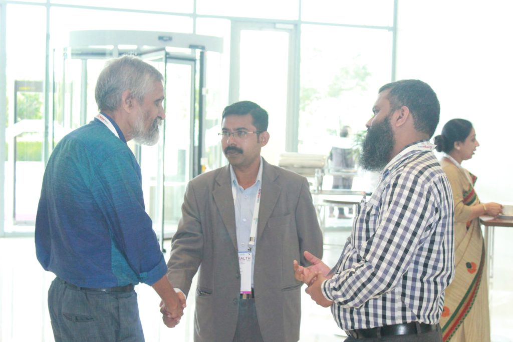 Gopinath K, JP Jayan and Prof. Nashim at InnoHEALTH 2019