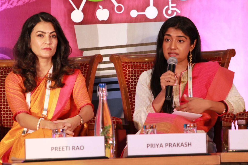 Preeti Rao & Priya Prakash at Session 4 InnoHEALTH 2019