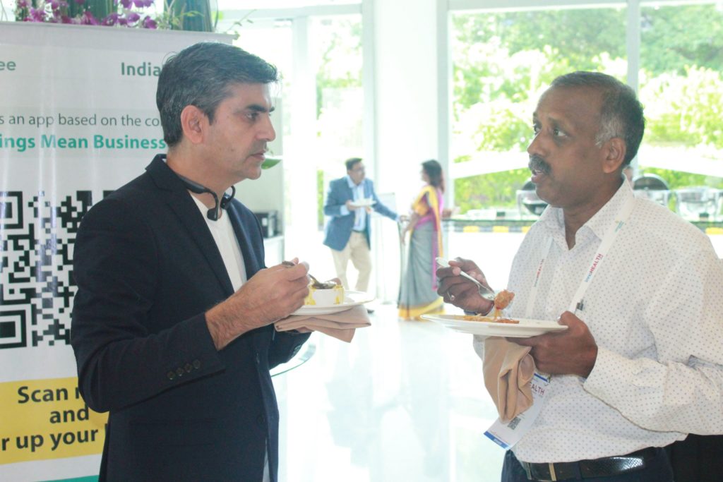 Satyendra Verma and Prof. S. Venkat at InnoHEALTH 2019