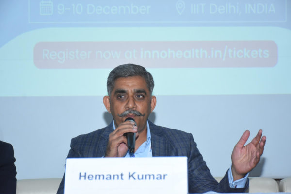 1. Dr Hemant Kumar speaking in Getting Healthcare Data Right session @ InnoHEALTH 2022