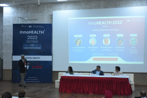 1. Mr Partha Dey speaking in Getting Healthcare Data Right session @ InnoHEALTH 2022