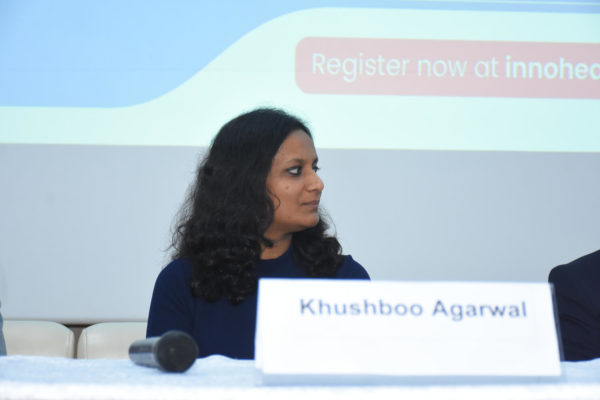 1. Ms Khushboo Agarwa in Digital Health Services for Non Communicable Diseases - Preventive Health Care session @ InnoHEALTH 2022