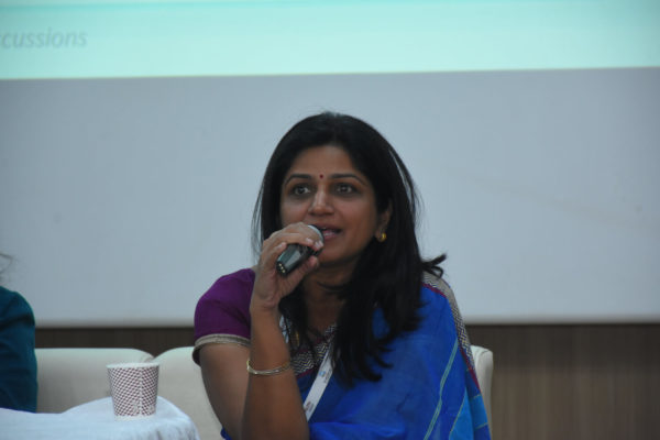 Dr Gitanjali Yadav speaking in InnovateHER- Inspiring Women Leaders in Digital Health session @ InnoHEALTH 2022