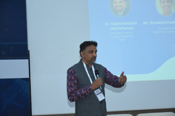 Dr Gopichandran Lakshmanan in Preparing Indian Healthcare workers for Digital Services session @ InnoHEALTH 2022
