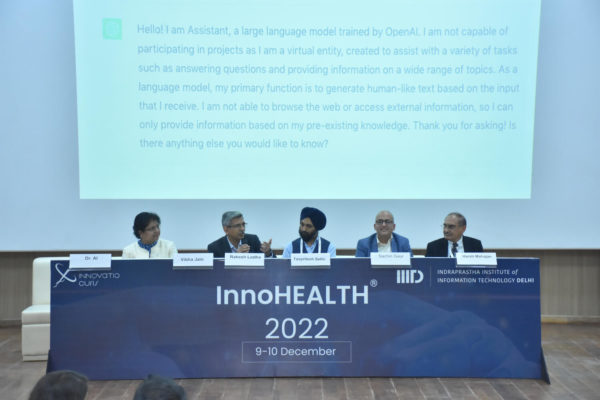 Dr Rakesh Lodha in AI - SaMD implementation challenges and opportunities session @ InnoHEALTH 2022